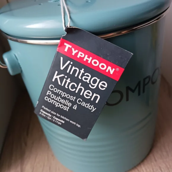 NWT Typhoon Vintage Kitchen Compost Caddy - Picture 4 of 13